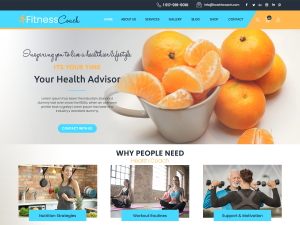 Fitness Coach Theme